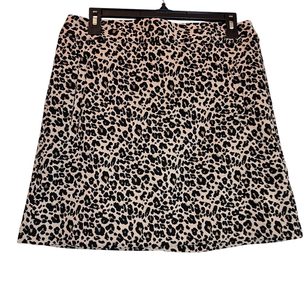 $70 NWT LOFT Leopard Animal Print Mini Skirt Sz‎ 6P